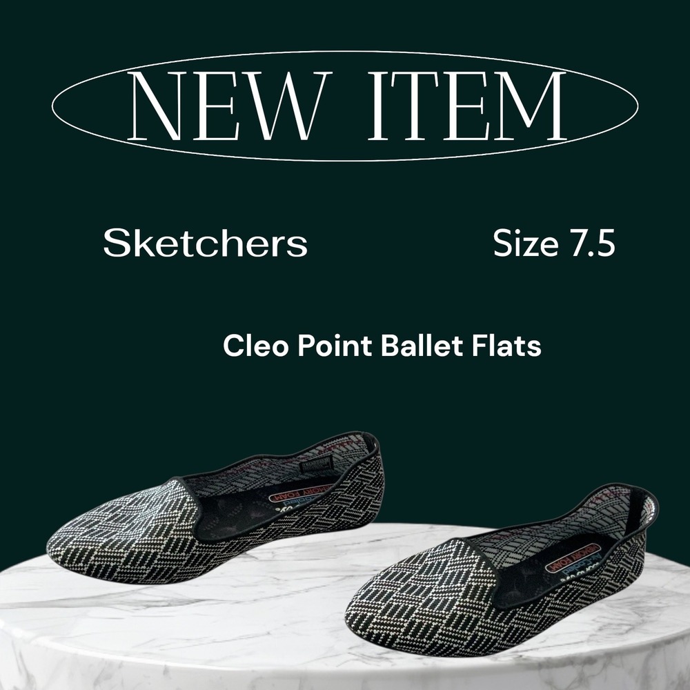 Sketchers Cleo‎ Point Chic Allure Flats size 7.5